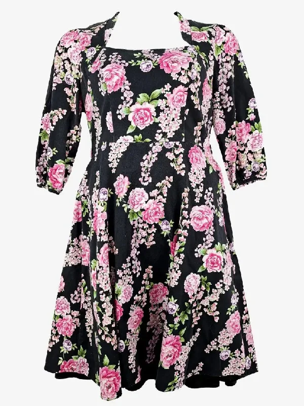 Review Sweet Rose Princess Midi Dress Size 14
